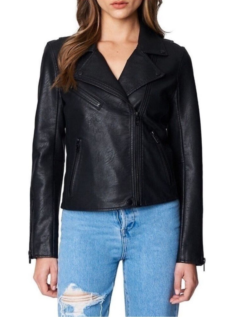 Blank NYC Faux Leather Moto Jacket